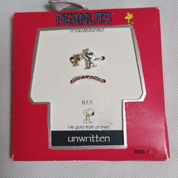 Unwritten Jewelry Peanuts Snoopy Rings Set Poshmark